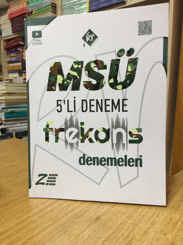 Kr Akademi Yayınları MSÜ Frekans 5 Denemeleri