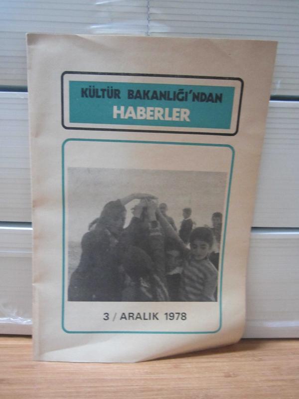Kültür Bakanlığı'ndan Haberler - Sayı 3 - Aralık 1978