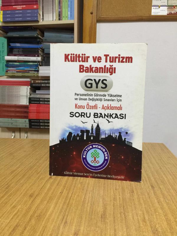 Kültür ve Turizm Bakanlığı GYS Konu Özetli Açıklamalı Soru Bankası (Kültür Memur-Sen)