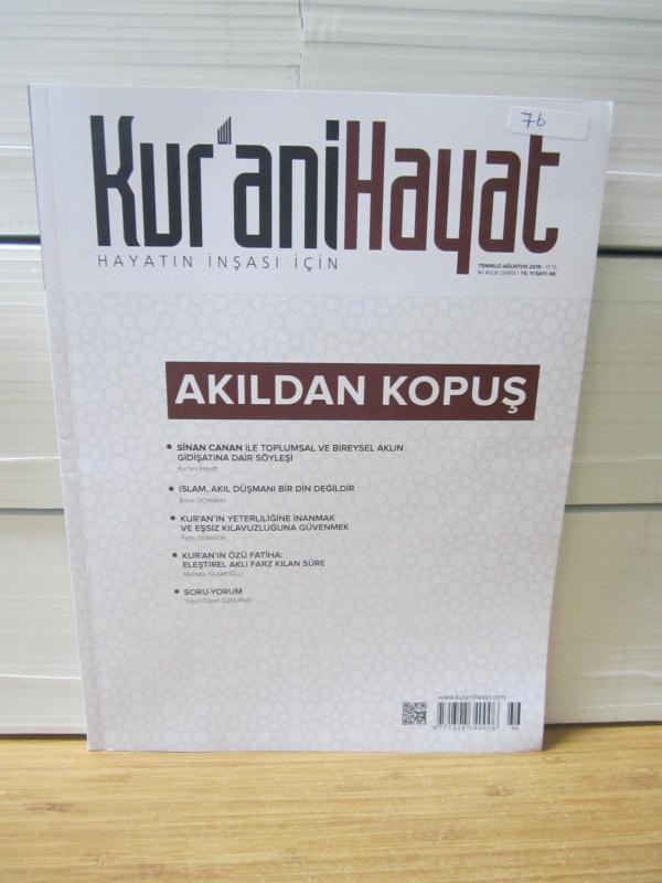 KURANİ HAYAT Dergisi - Sayı 66 - Temmuz Ağustos 2019