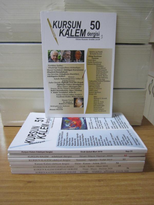 KURŞUN KALEM Edebiyat Dergisi - 2019 Yılı Tüm Sayılar TAKIM (51-54 ve Arası 4 Sayı Mevcut)