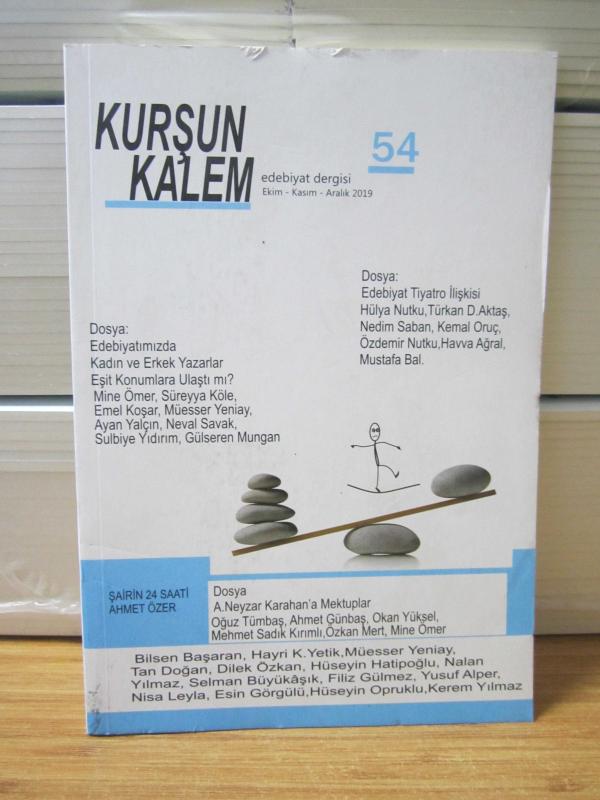 KURŞUN KALEM Edebiyat Dergisi - Sayı 54 - Ekim Kasım Aralık 2019
