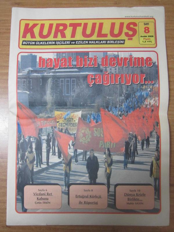 KURTULUŞ Kurtuluş Hareketi - Sayı 8 - Aralık 2008