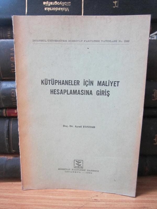 Kütüphaneler İçin Maliyet Hesaplamasına Giriş