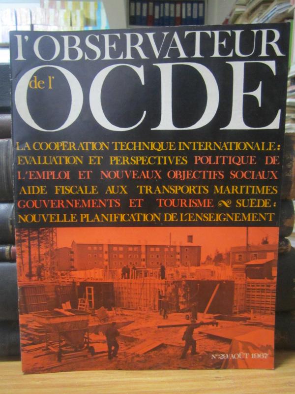 L'Observateur de l'OCDE - No 29 - Aout 1967