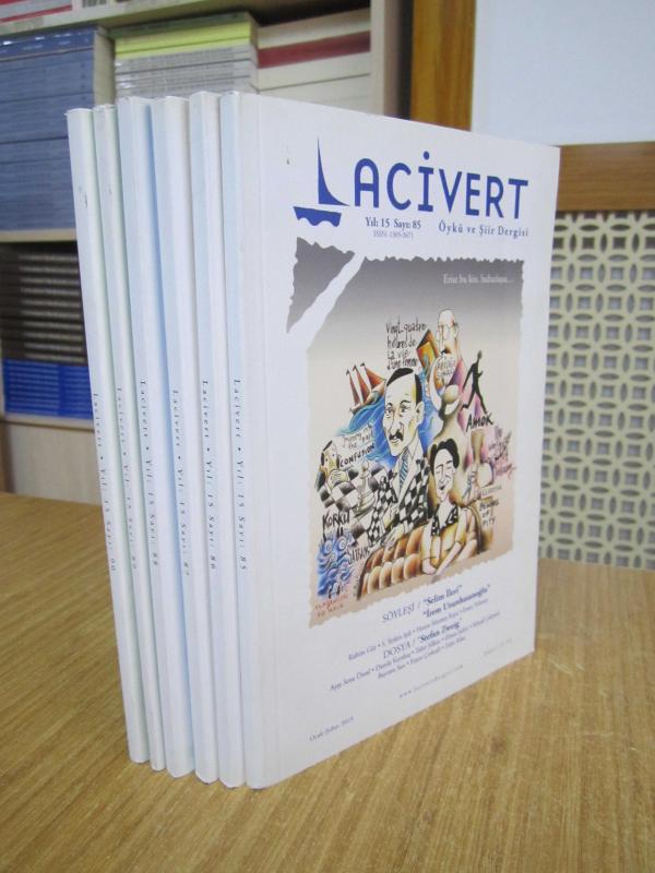 LACİVERT Öykü ve Şiir Dergisi - 2019 Yılı Tüm Sayılar TAKIM (Sayılar: 85-86-87-88-89-90)