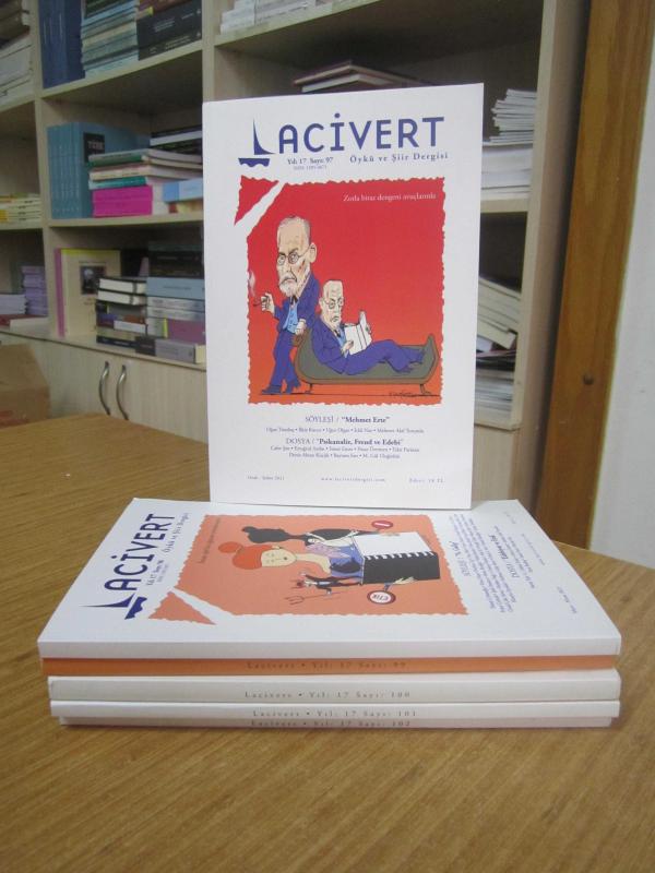 LACİVERT Öykü ve Şiir Dergisi - 2021 Yılı Tüm Sayılar TAKIM (Sayılar: 97-98-99-100-101-102)