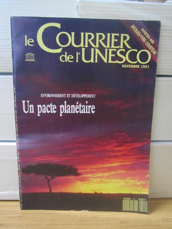 Le Courrier de l'UNESCO - Novembre 1991 [ Entretien Avec Jacques-Yves Cousteau ]
