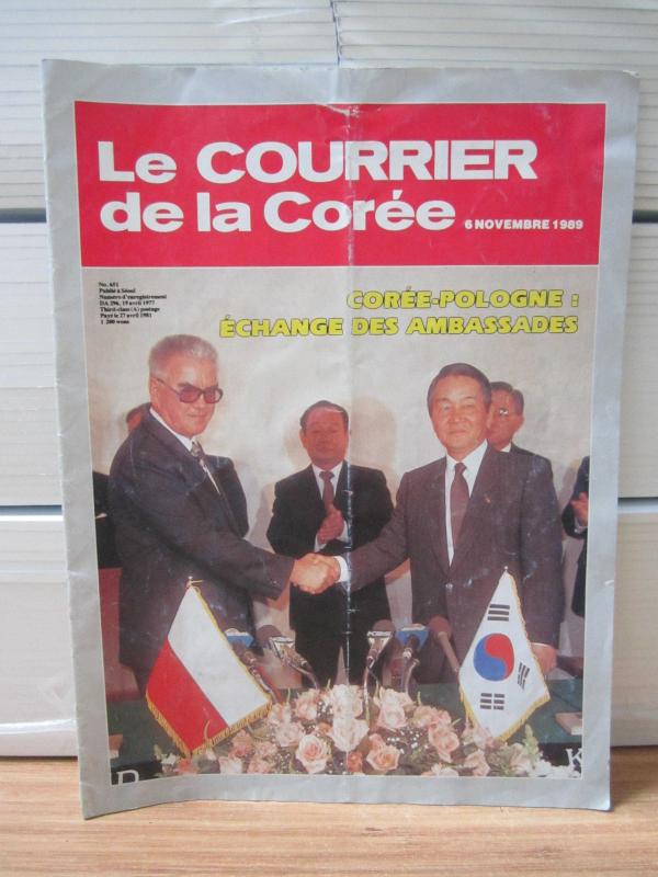 Le Courrier de la Coree - 6 Novembre 1989