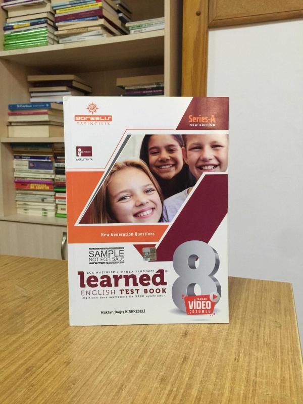 Learned 8 Test Book English / LGS Hazırlık Okula Yardımcı (Öğretmen Örneği Tanıtım Kitabı)