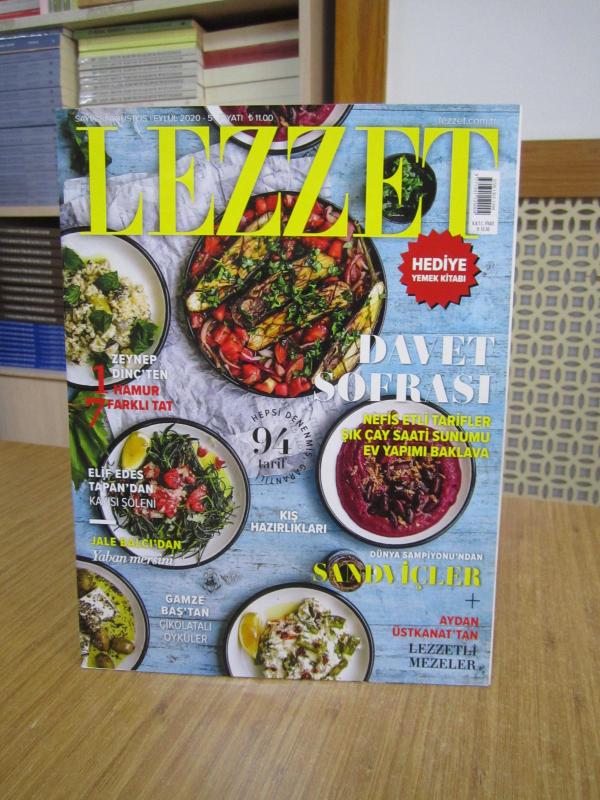 LEZZET Dergisi - Sayı 281 - Ağustos Eylül 2020 (Hediye Kitabı Yok)