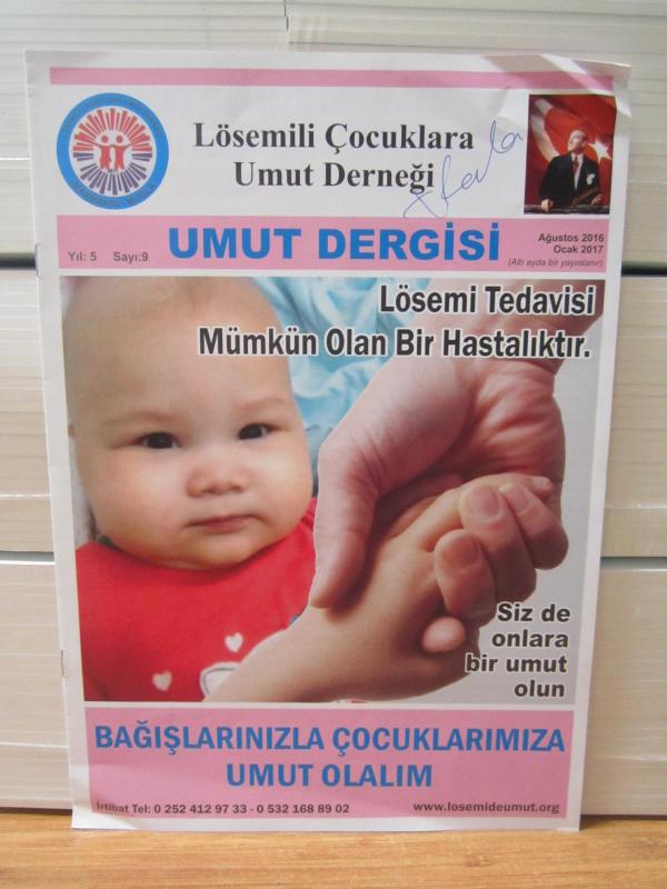 Lösemili Çocuklara Umut Derneği - Umut Dergisi - Sayı 9 - Ağustos 2016/Ocak 2017