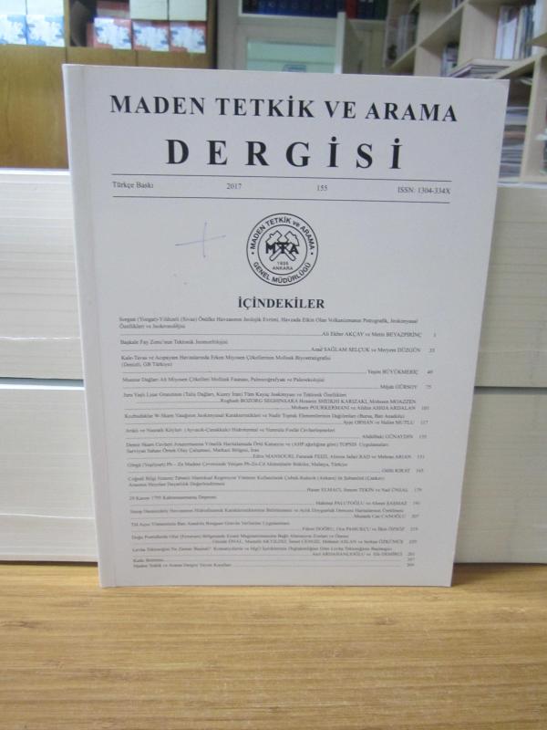 Maden Tetkik ve Arama Dergisi - Sayı 155 - Yıl 2017