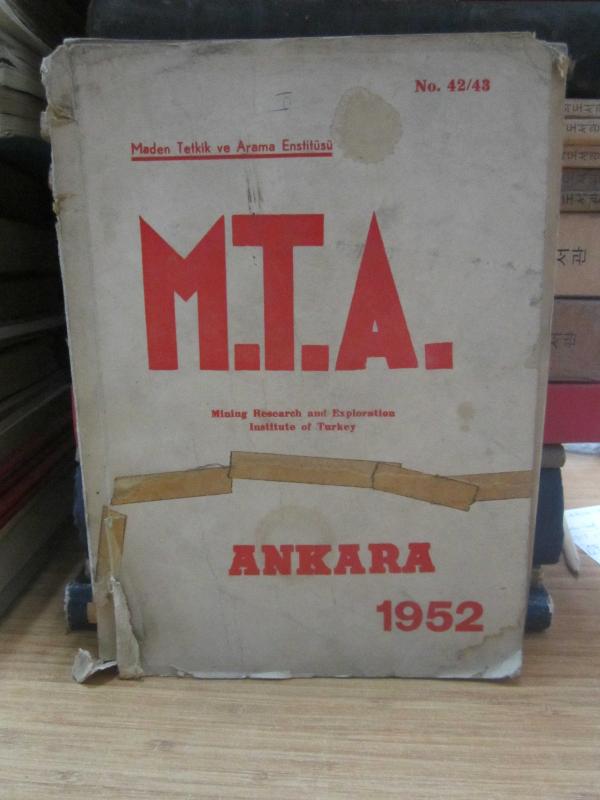 Maden Tetkik ve Arama Enstitüsü - Sayı 42 - 43 - 1952