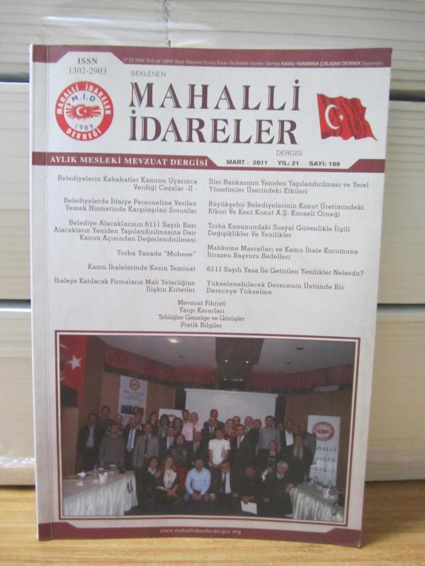 MAHALLİ İDARELER DERGİSİ - Eylül 2014 - Mahalli İdareler Derneği