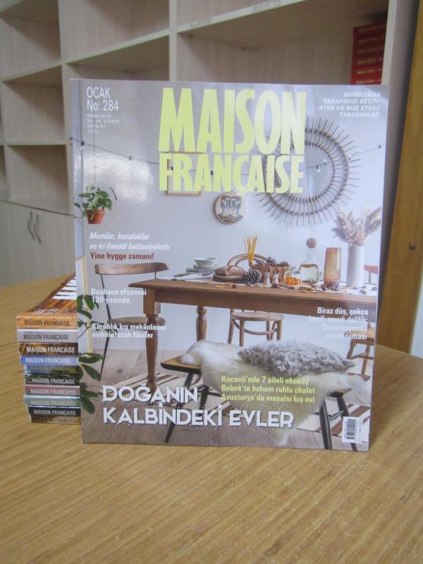 MAISON FRANÇAISE - 2019 Yılı Tüm Sayılar TAKIM (Sayılar: 284-285-286-287-288-289-290-291-292-293-294)