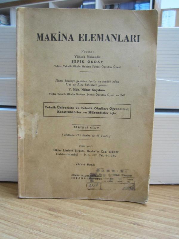 Makine Elemanları - Şefik Okday