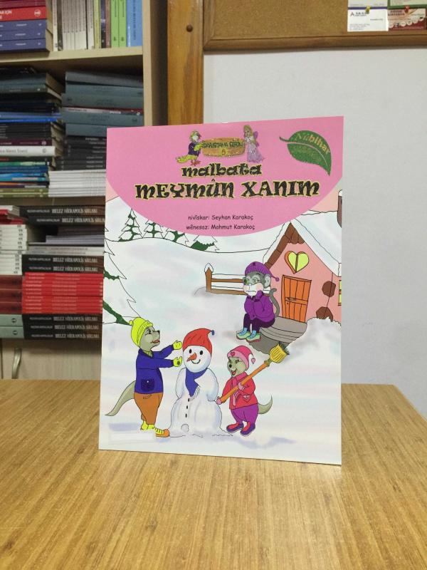 Malbata Meymun Xanim - Daristana Şerin 5 (Kürtçe Çocuk Hikaye Kitabı)