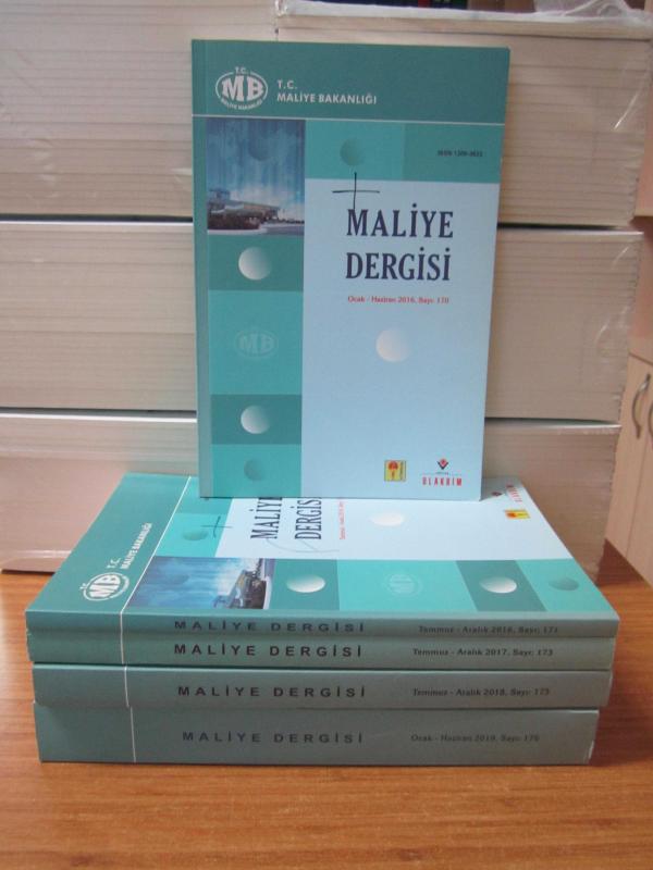 MALİYE DERGİSİ - 2016-2019 Yılları 5 Sayı TAKIM (Sayılar: 170-171-173-175-176) - T.C. Hazine ve Maliye Bakanlığı