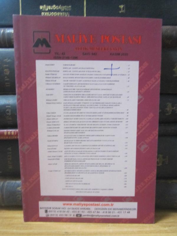Maliye Postası - Sayı 942 - Kasım 2020