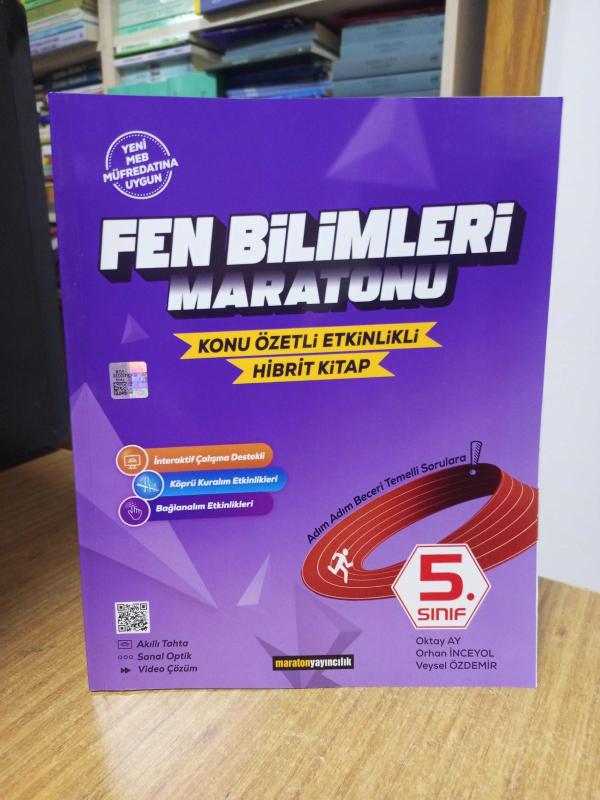 Maraton Yayıncılık 5. Sınıf FEN BİLİMLERİ MARATONU Konu Özetli - Etkinlikli Kitap