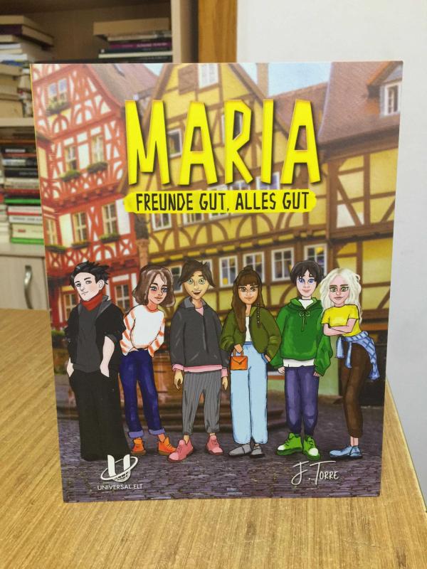 MARIA Freunde Gut Alles Gut A2.1 UNIVERSAL ELT (İlkokul ve Ortaokul Öğrencilerine Yönelik Almanca Hikaye Kitabı)