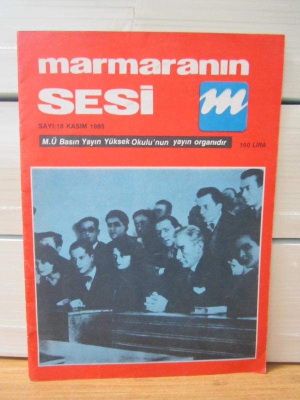 Marmaranın Sesi Dergisi - Sayı 18 - Kasım 1985