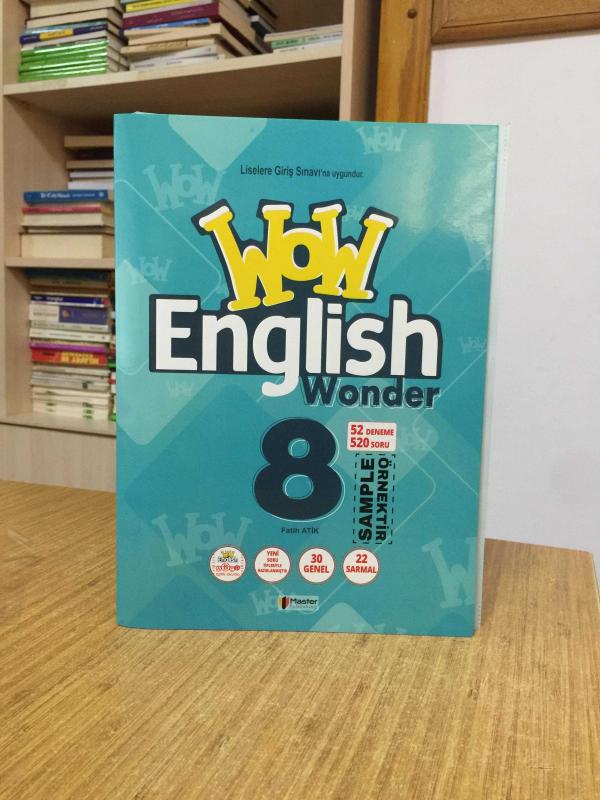 Master Publishing Yayınları 8. Sınıf WOW English Wonder Deneme (Öğretmen Örneği Tanıtım Kitabı)
