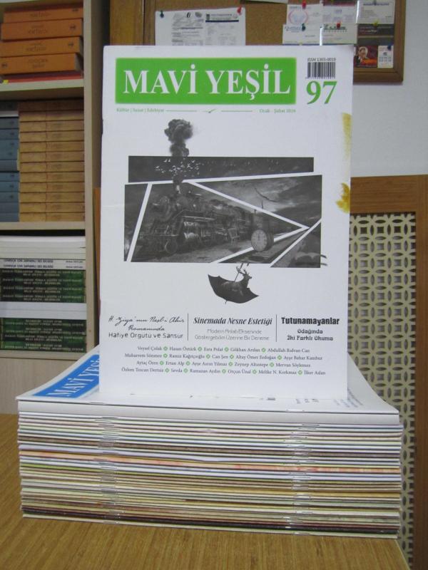 MAVİ YEŞİL DERGİSİ - 2016-2022 Yılları 35 Sayı TAKIM (Sayılar 97-134 ve Arası Sayılar Mevcut)