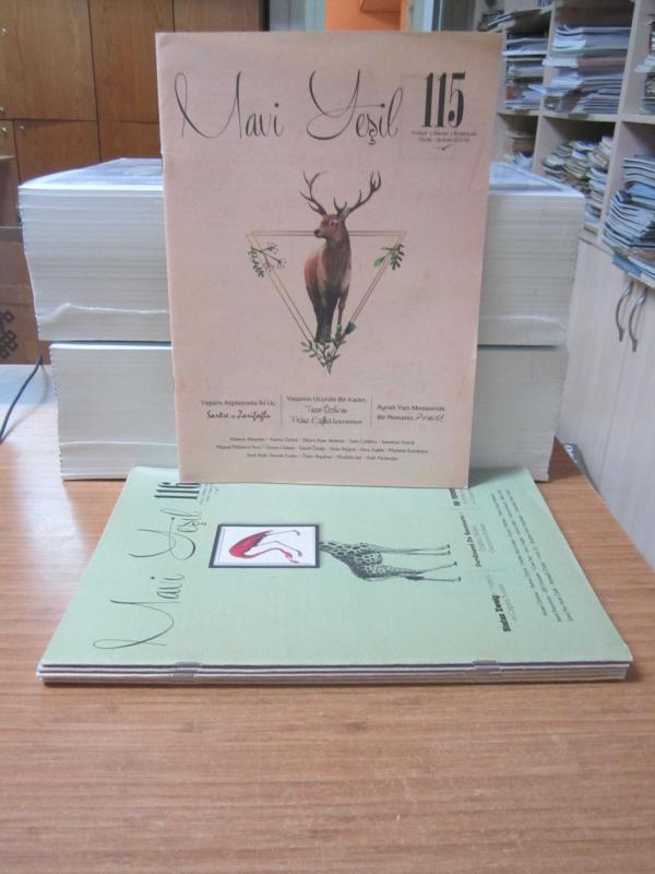 Mavi Yeşil Dergisi - 2019 Yılı Tüm Sayılar TAKIM Sayılar: 115-116-117-118-119-120