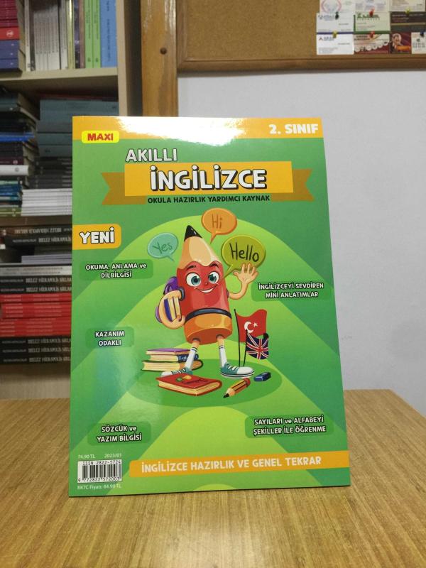 MAXI Akıllı İngilizce 2. Sınıf Okula Hazırlık Yardımcı Kaynak