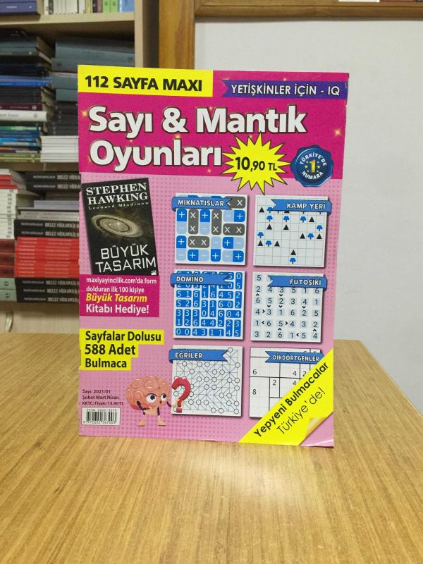 MAXI Bulmaca Sayı ve Mantık Oyunları - Sayı 2021/01
