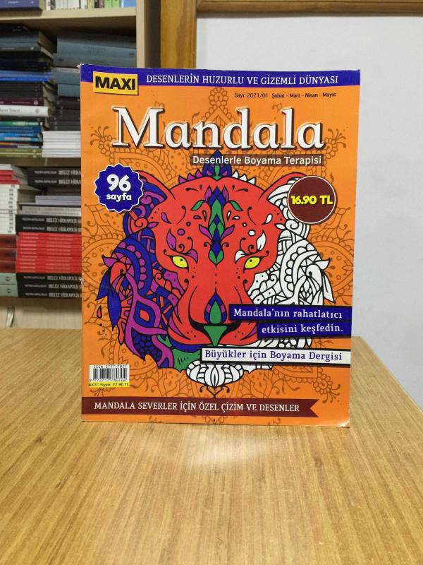 MAXI Mandala Desenlerle Boyama Terapisi - Sayı 2021/01