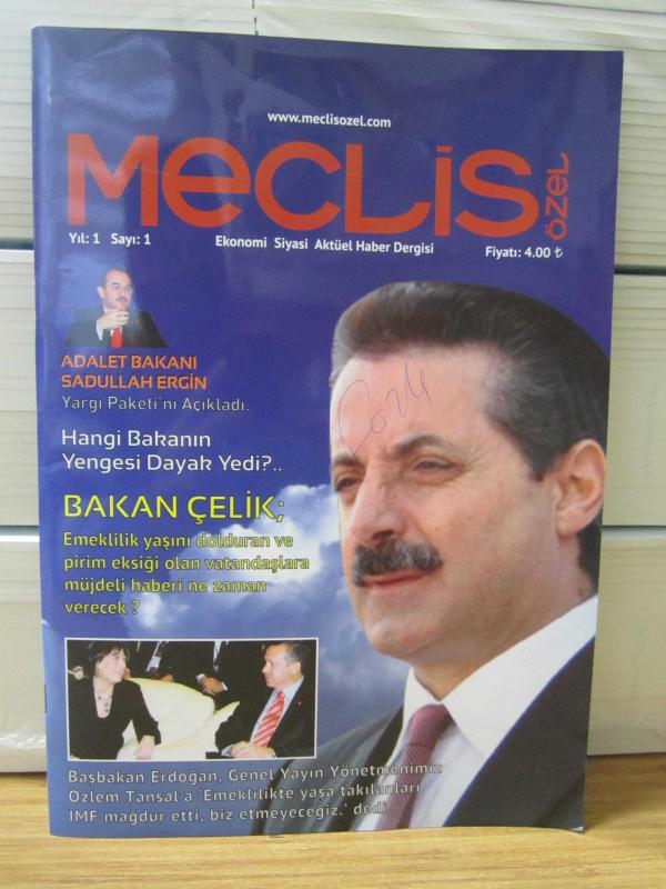Meclis Özel Ekonomi Siyasi Aktüel Haber Dergisi - Yıl 1 Sayı 1  Kasım 2012
