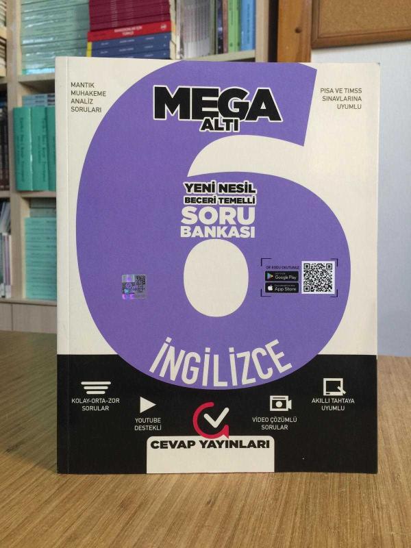 MEGA ALTI İngilizce Soru Bankası / Cevap Yayınları