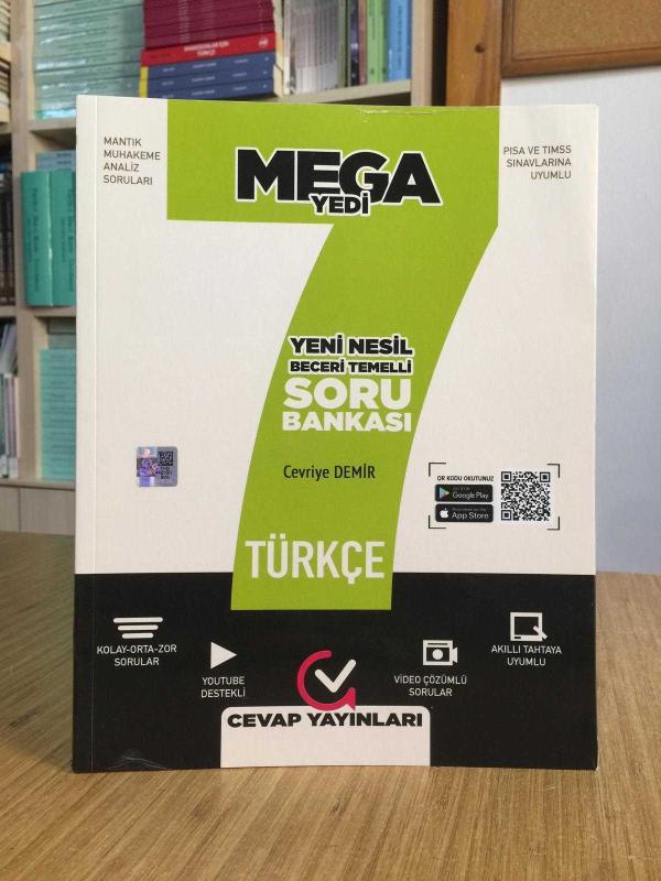 MEGA YEDİ Türkçe Soru Bankası / Cevap Yayınları