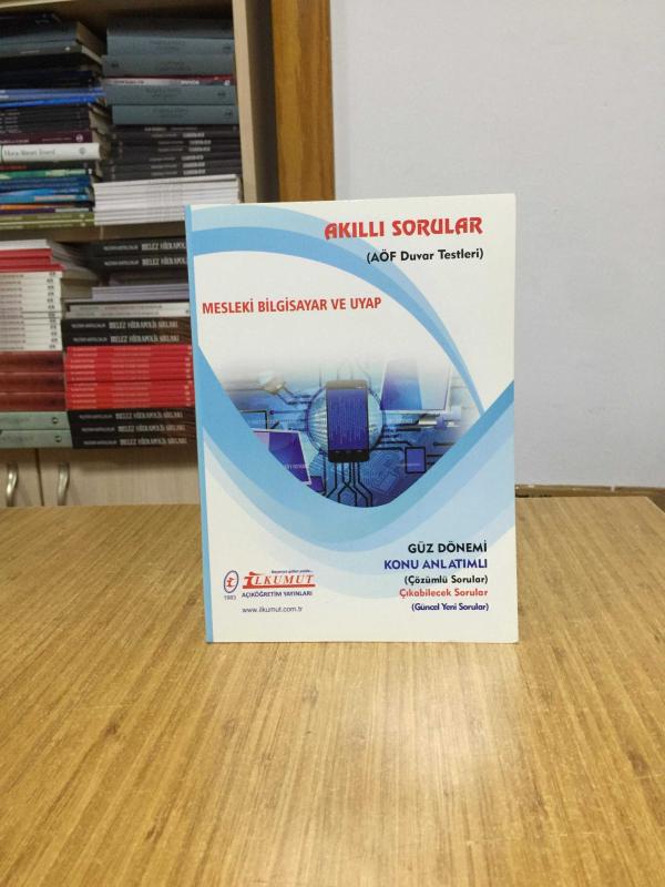 Mesleki Bilgisayar ve UYAP Akıllı Sorular AÖF Duvar Testleri / İlkumut Açıköğretim Yayınları