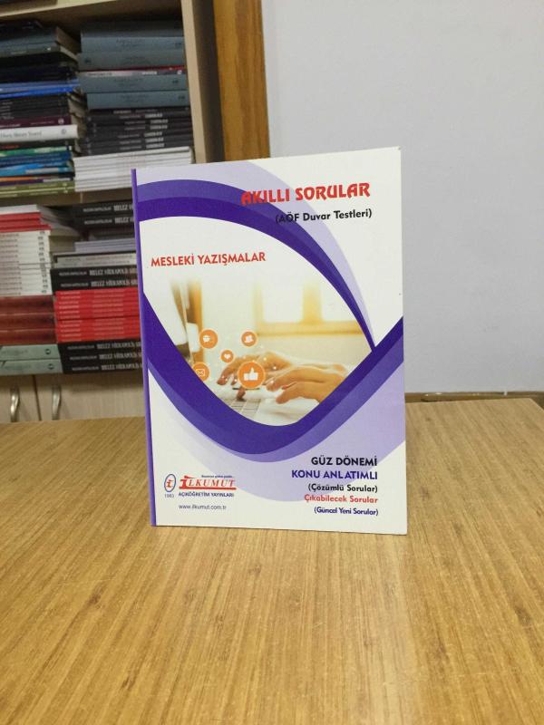Mesleki Yazışmalar Akıllı Sorular AÖF Duvar Testleri / İlkumut Açıköğretim Yayınları