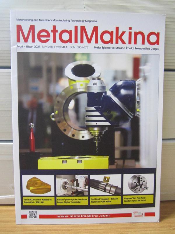 METALMAKİNA Metal İşleme ve Makine İmalat Teknolojileri Dergisi - Sayı 248 - Mart Nisan 2021