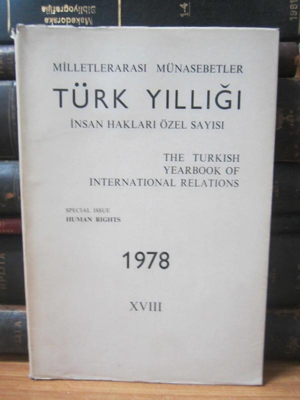 Milletlerarası Münasebetler Türk Yıllığı / The Turkish Yearbook of International Relations - 1978