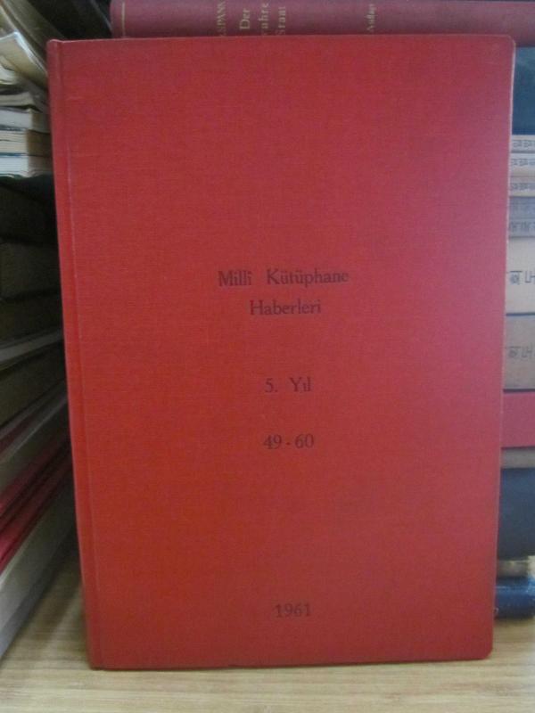 Milli Kütüphane Haberleri - Yıl 5 Sayı 49 - 60  Ocak - Aralık- 1961 -  Ciltli