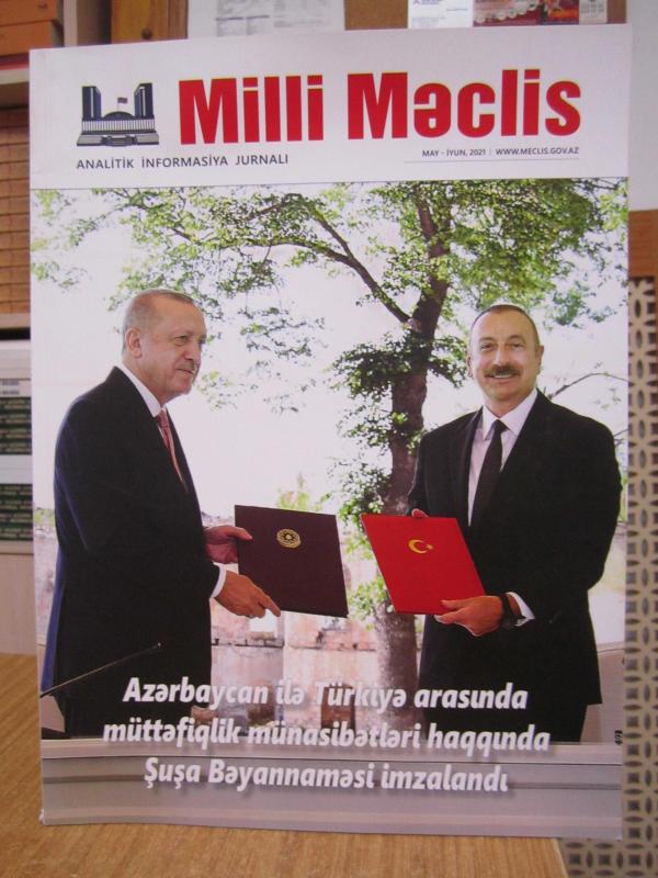 MİLLİ MECLİS Analitik İnformasiya Jurnali - May İyun 2021