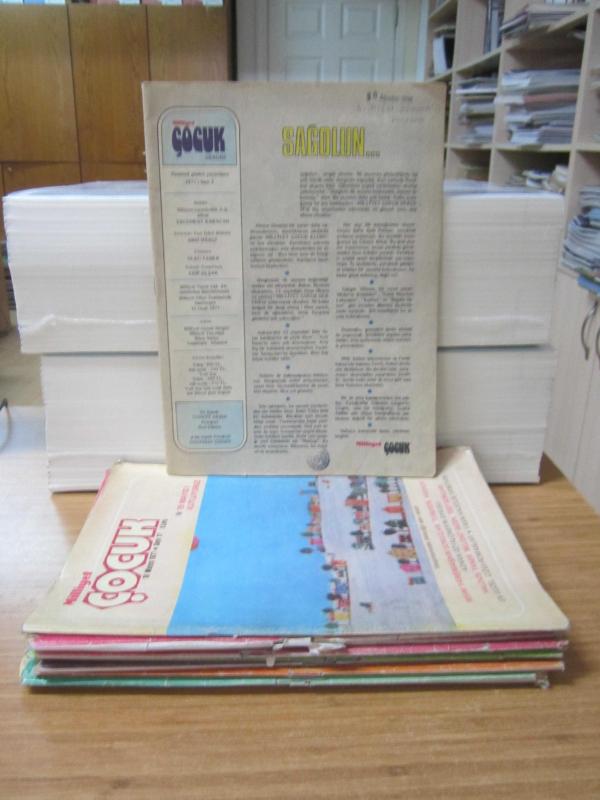 Milliyet Çocuk Dergisi - 10 Farklı Sayı TAKIM (1977-1979) - (Sayılar Açıklamada)