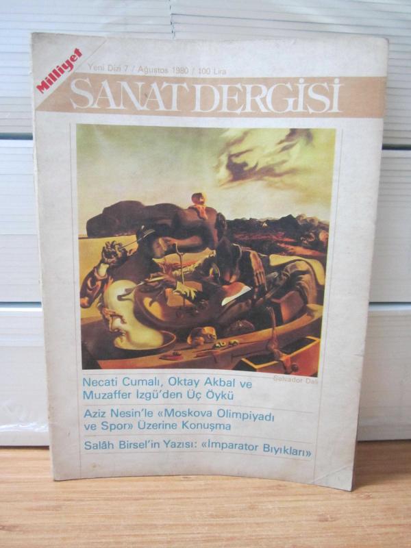 Milliyet SANAT Dergisi - Ağustos 1980 - Yeni Dizi 7