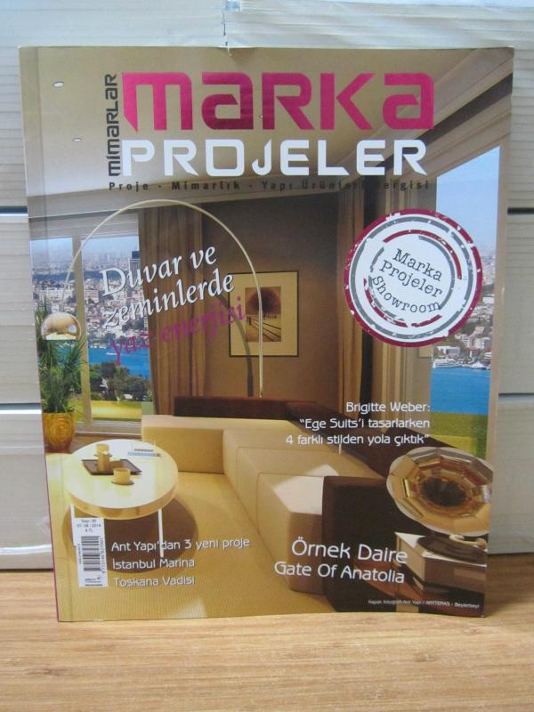 Mimarlar MARKA PROJELER Proje Mimarlık Yapı Ürünleri Dergisi - Sayı 36 - Temmuz Ağustos 2014