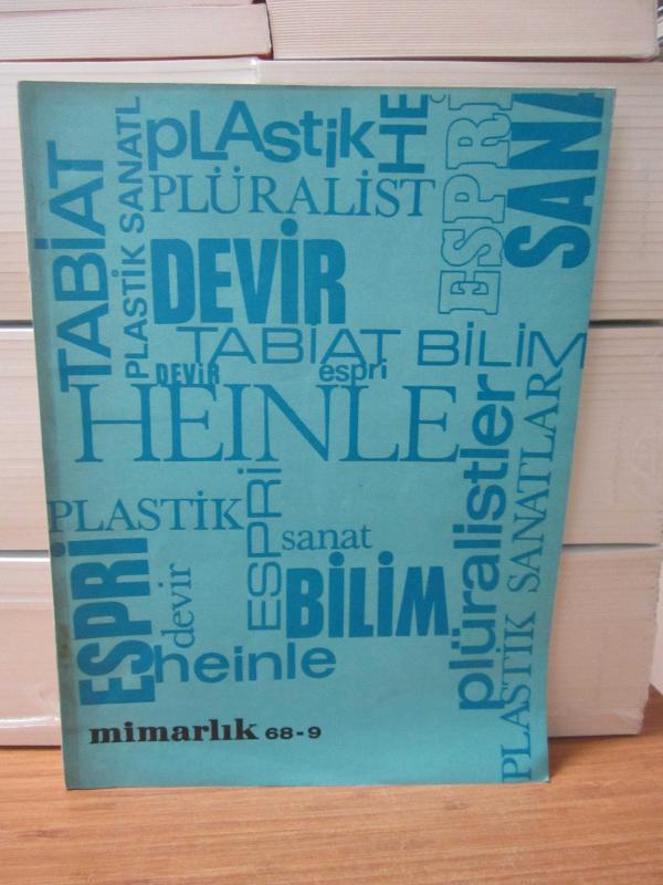 Mimarlar Odası Dergisi MİMARLIK - 6.Yıl Sayı 59 - Eylül 1968