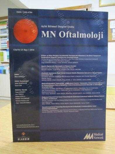 MN Oftalmoloji Dergisi - Cilt 23 Sayı 1 - Mart 2016