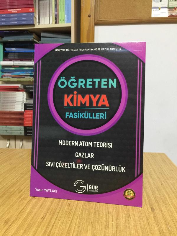 Modern Atom Teorisi Gazlar Sıvı Çözeltiler ve Çözünürlük Gür Yayınları