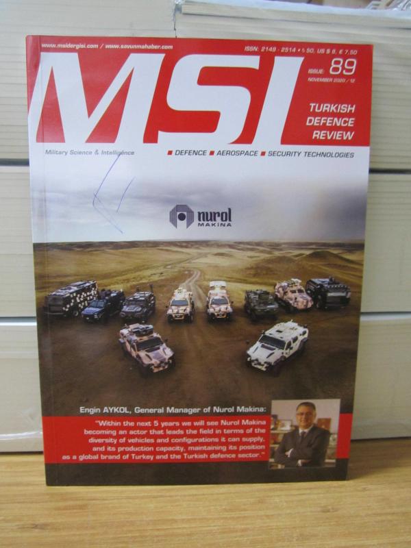 MSI Turkish Defence Review - Issue 89 - November 2020 / 12
