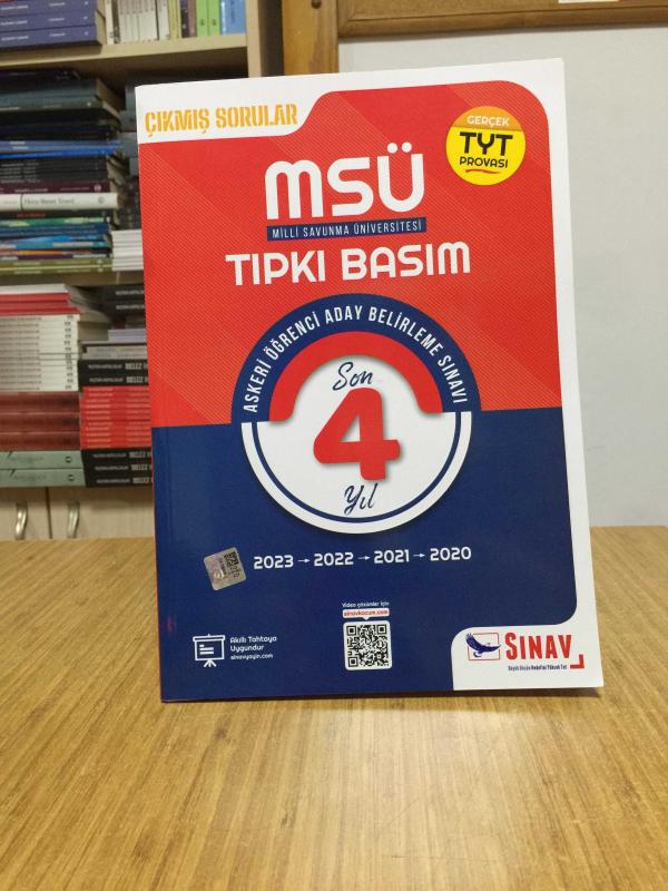 MSÜ Tıpkı Basım Son 4 Yıl Çıkmış Çözümlü Sorular Sınav Yayınları